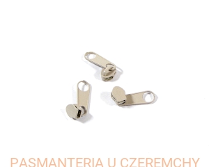 suwak zamkowy 3 mm jasnobeżowy /beżowy, ecru/ 