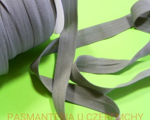 guma łamana 20 mm matowa szara SE - opak. 50 m /lamówka elastyczna, lamówka gumowa/      