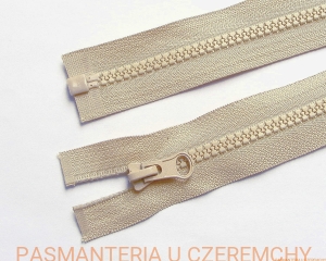 zamek 30 cm beżowy rozdzielczy kostka rozm. 5 
