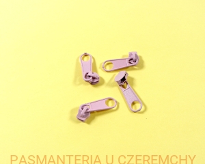 suwak zamkowy 3 mm różowy /lila, różowofioletowy/