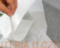 włóknina puszysta z klejem