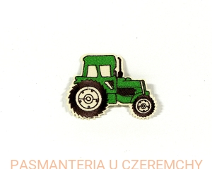 aplikacja do naprasowywania - zielony traktor /ciagnik, termoaplikacja, naprasowanka/