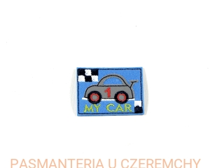 aplikacja do naprasowywania odblaskowa - my car /samochód, auto, termoaplikacja, naprasowanka/