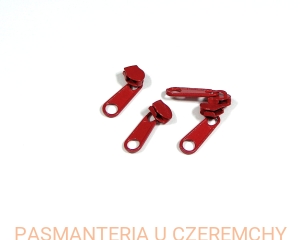 suwak zamkowy 5 mm czerwony