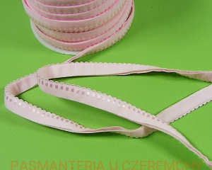 guma łamana 10 mm różowa bieliźniarska  
