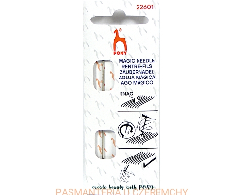 igła do przeciągania zaciągniętych nitek Pony #22601