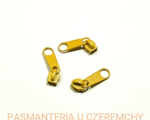 suwak zamkowy 5 mm żółty 