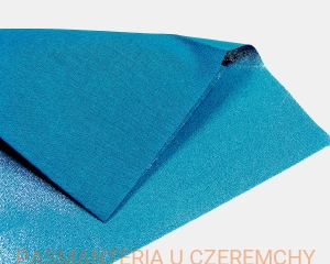 łatka turkusowa do przyprasowywania płócienna, 43x20 cm /morska, zielona/