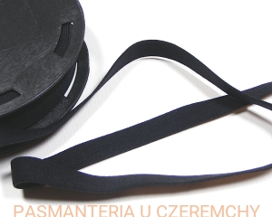 guma gładka miękka 15 mm czarna