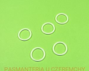 kółko plastikowe 13 mm białe  