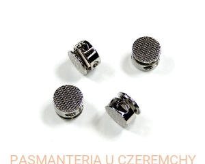 metalowy stoper do sznurka - kolor srebrny /nikiel/   
