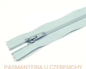 zamek 25 cm jasnoniebieski ALPHA nierozdzielczy spirala rozm.3 /niebieski/