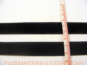 taśma rzepowa 20 mm czarna  /rzep czarny/ 