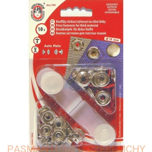 napy metalowe 15 mm czerwone do nabijania Auto Moto Koh-I-Noor