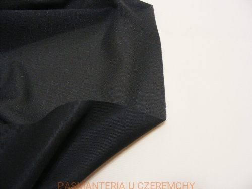 wkład elastyczny dziany 30 g/m2 czarny 120 cm szer.