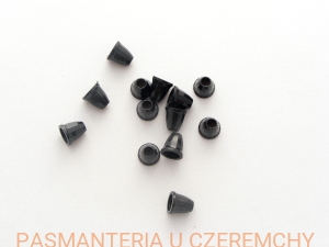 końcówki do sznurka plastikowe czarne /końcówka plastikowa czarna/