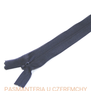 zamek 25 cm ciemnogranatowy kryty nierozdzielczy /granatowy/