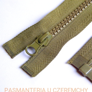 zamek 55 cm khaki rozdzielczy kostka rozm.5 /zgniła zieleń, zielony/