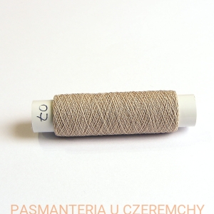 gumonici cienkie beżowe 50 mb /nici gumowe/ 