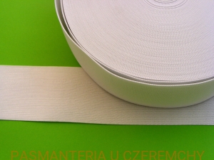 guma dziana 50 mm biała - opakowanie 25 mb