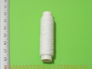 gumonici cienkie białe 50 mb /nici gumowe/ 