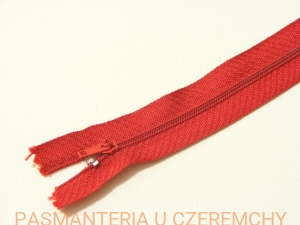 zamek 25 cm czerwony nierozdzielczy ALPHA S3 