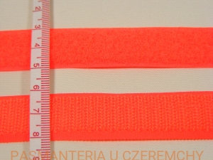 taśma rzepowa  20 mm płomienna czerwień /rzep/