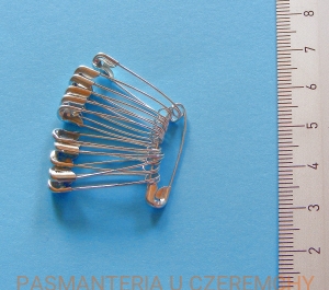 agrafki niklowane 20 mm /000/- kpl. 12 szt.