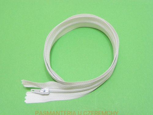 zamek nierozdzielczy S3 ALPHA 50 cm biały