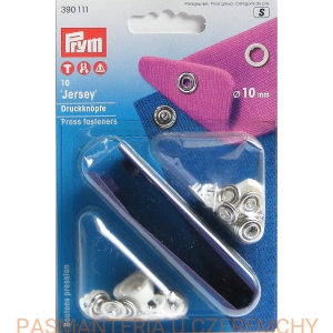 zatrzaski "springi" 10 mm białe do nabijania PRYM 390 111
